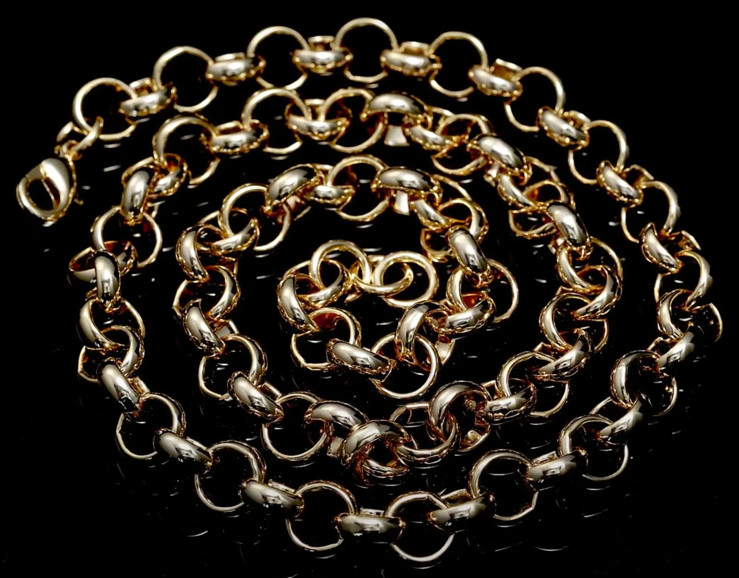 10MM GOLD CLASSIC BELCHER CHAIN