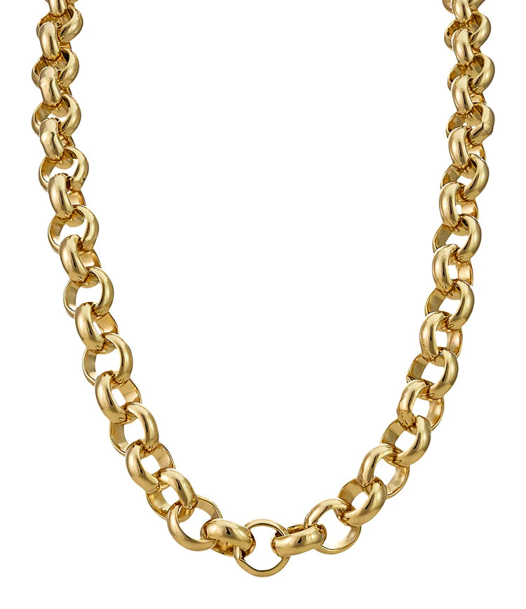 10MM GOLD CLASSIC BELCHER CHAIN