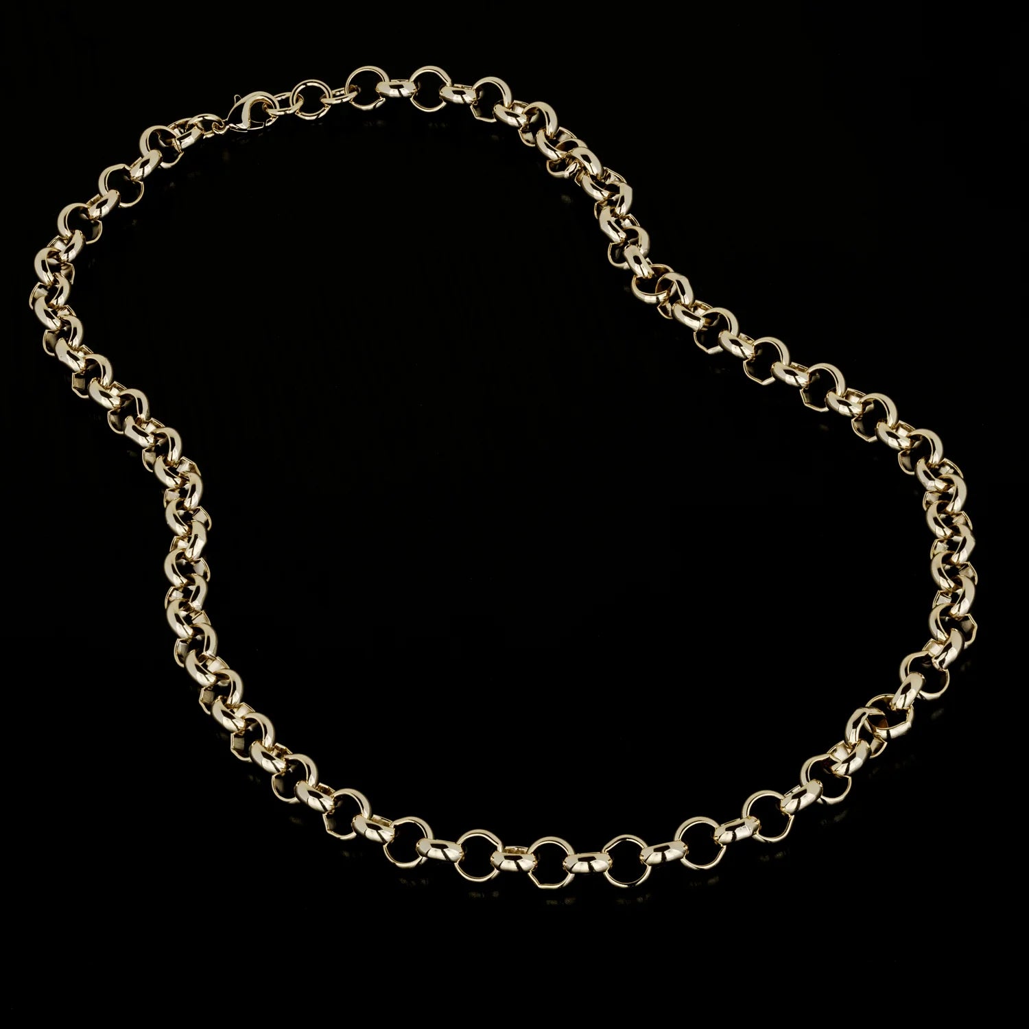 10MM GOLD CLASSIC BELCHER CHAIN