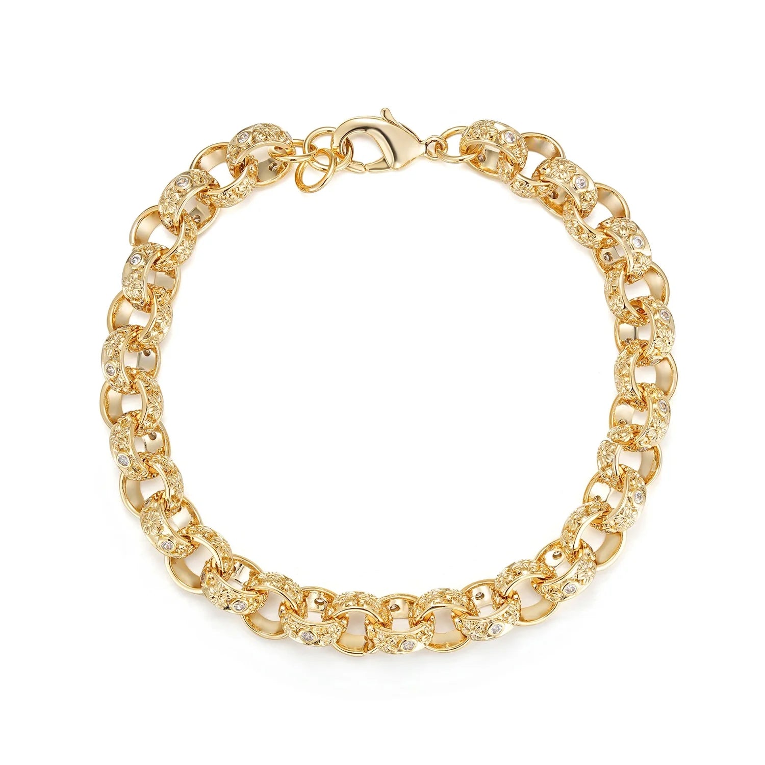 Buy Gold Plated Chevron Pattern Bracelet by Neeta Boochra Online at Aza  Fashions.