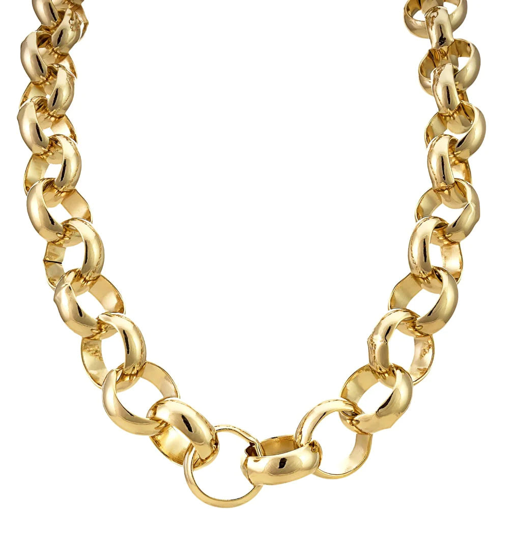 16MM XXL GOLD CLASSIC BELCHER CHAIN