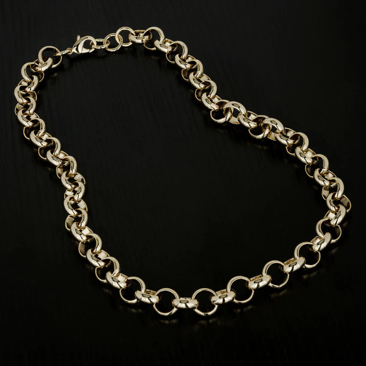 16MM XXL GOLD CLASSIC BELCHER CHAIN