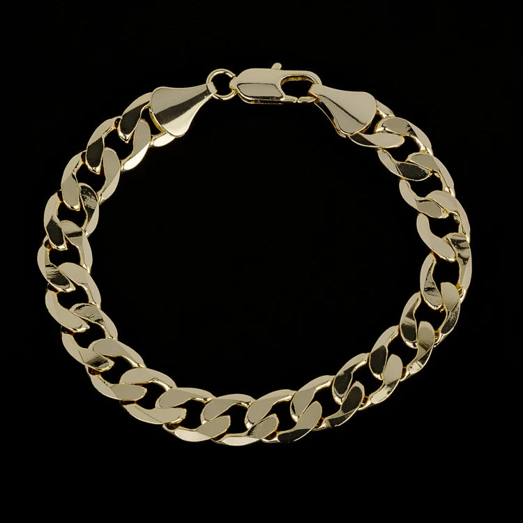 9MM GOLD CUBAN CURB BRACELET