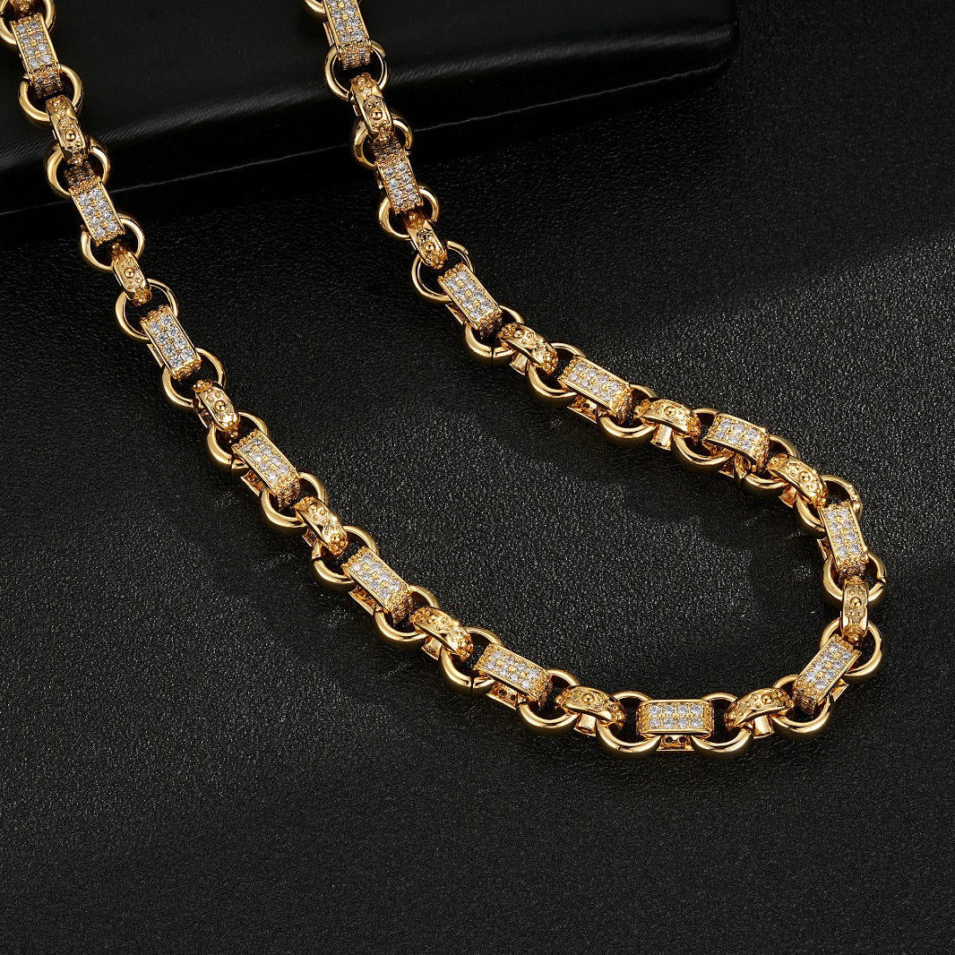 14K Italian Gold, Belcher Chain, Rolo Chain, Mixed Belcher, Jumbo Belcher  Rolo, Belcher Rolo Charm Chain Adjustable, Lariat, Rolo, Chain - Etsy