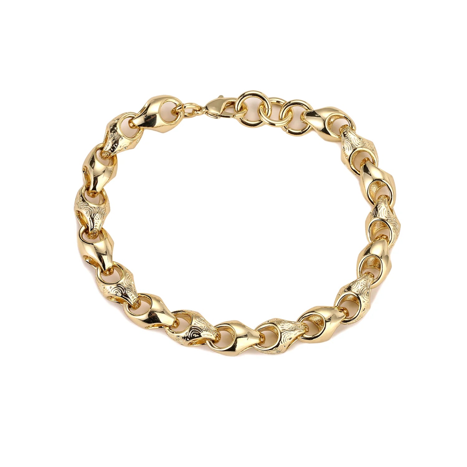 GOLD ACORN BELCHER BRACELET