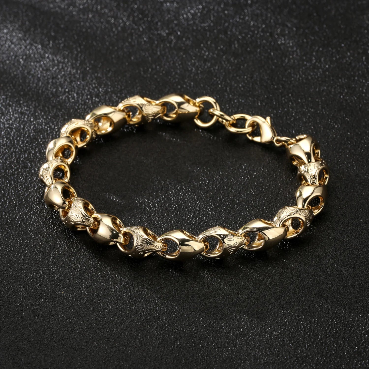 GOLD ACORN BELCHER BRACELET