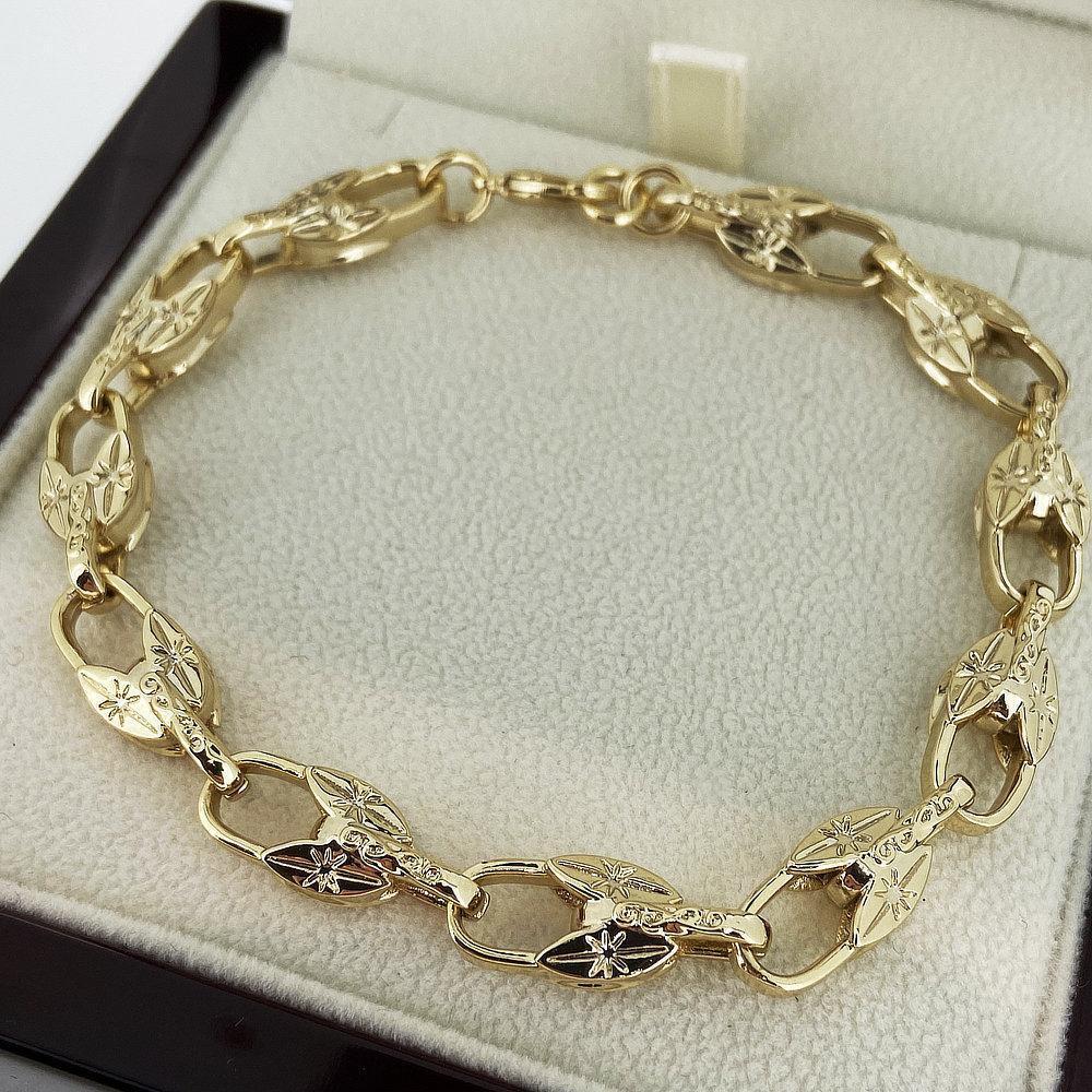 GOLD PATTERNED TULIP BRACELET