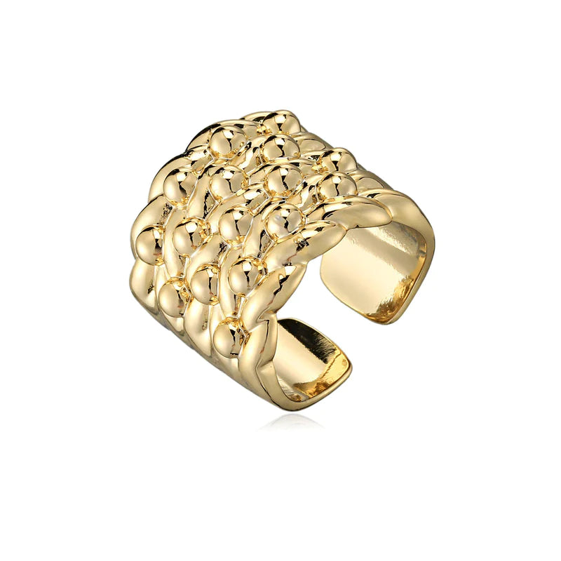 WATERPROOF GOLD XXL KEEPER RING WITH SIZES