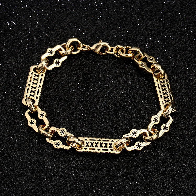 KIDS  LUXURY GOLD STARS AND BARS BRACELET