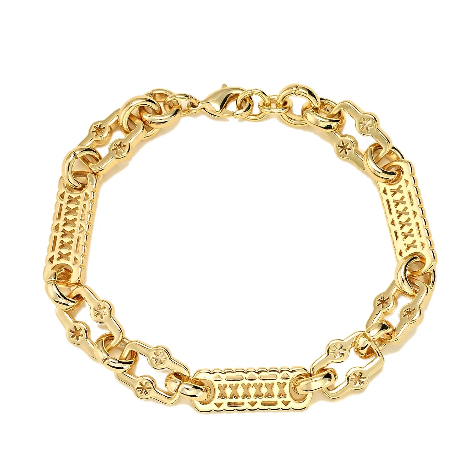 KIDS  LUXURY GOLD STARS AND BARS BRACELET