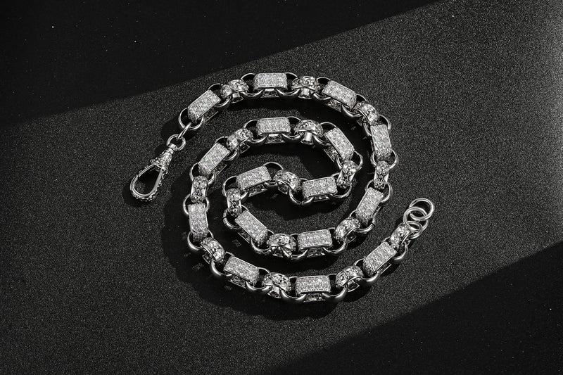 SILVER XXL GYPSY LINK BELCHER CHAIN