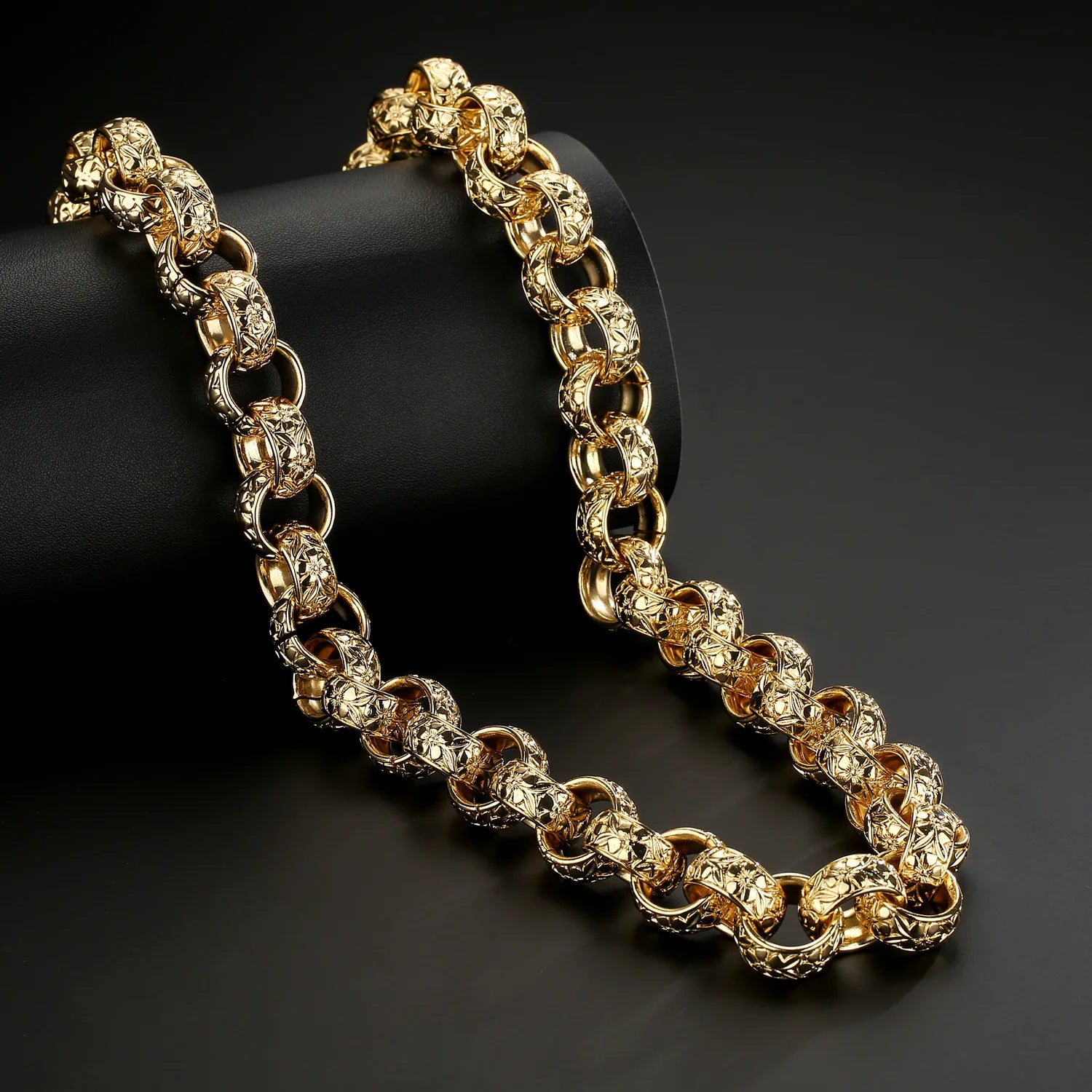 20MM GOLD XXL ORNATE BELCHER CHAIN